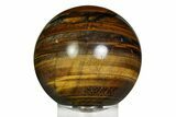 Polished Tiger's Eye Sphere - Top Quality #352517-1